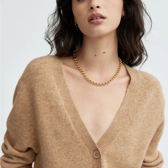 Aritzia Wilfred Shelby Cashmere Cardigan Size 2XS - Picture 7 of 11